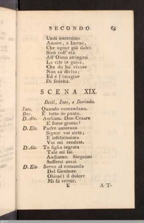 Atto Secondo: Scena XIX.