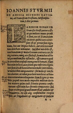 De amissa dicendi ratione & quomodo ea recuperanda sit : libri duo