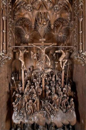 Bordesholmer Altar Passion — Mittelfeld: Kreuzigung