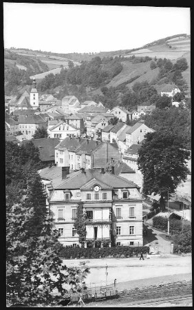 Glashütte. Blick auf Glashütte