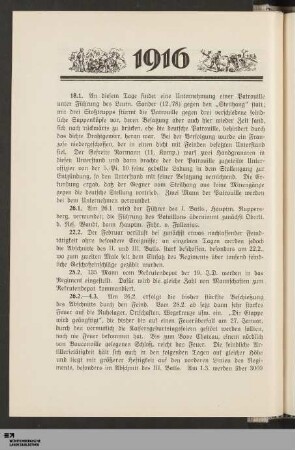 Das Kriegsjahr 1916