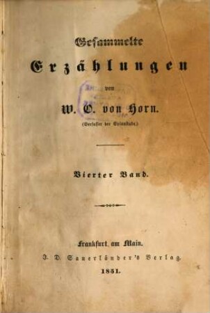 Gesammelte Erzählungen, 4