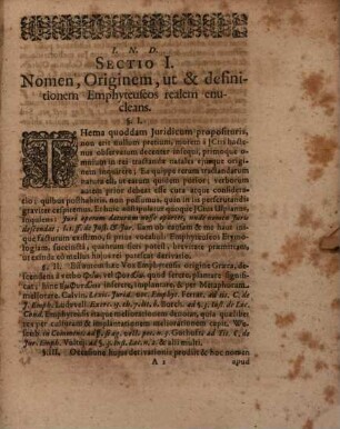 Diss. iur. de eo quod iustum est circa emphyteusin