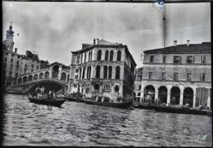 Venedig, Canal Grande nördlich der Rialtobrücke