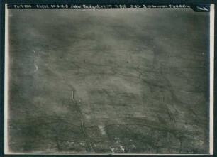 Foto der Stellungen südwestlich von Quéant zwischen Arras und Cambrai (Luftbild)