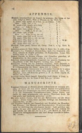 Manuscripte.