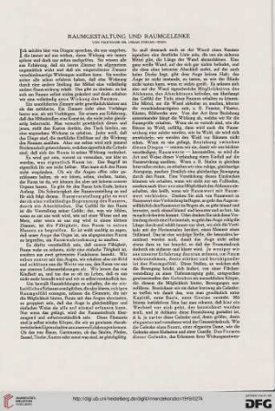 Raumgestaltung und Raumgelenke, [1]