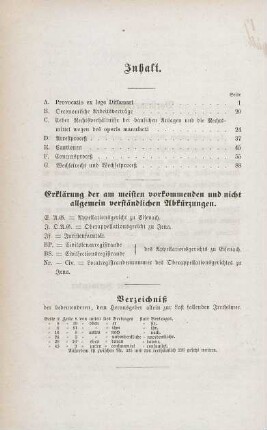 Verzeichniß der bedeutenderen, dem Herausgeber allein zur Last fallenden Irrthümer