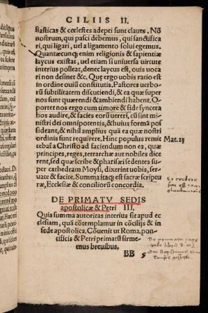 BB5r-CC8r, De Primatu sedis apostolicae & Petri. III.