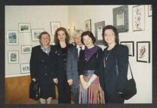 Foto vom Empfang der türkischen Professorinnen, 1995