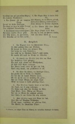 31. Berglied