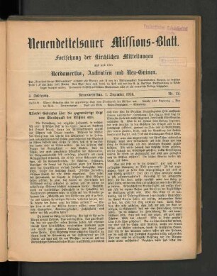 1. Dezember 1914. Nr. 12.