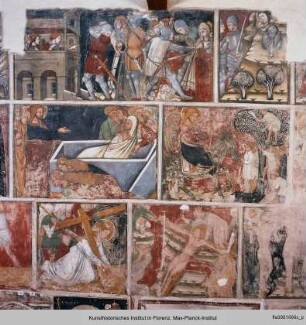 Christologische Szenen von der Rückkehr der Waisen bis zur Auferstehung Christi