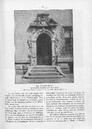 Das "Ribbecksche Portal" am Königlichen Marstalle in der Breitenstraße