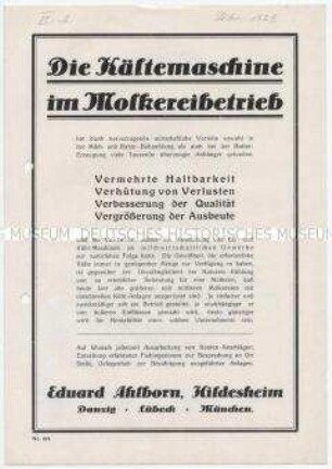 Die Kältemaschine im Molkereibetrieb