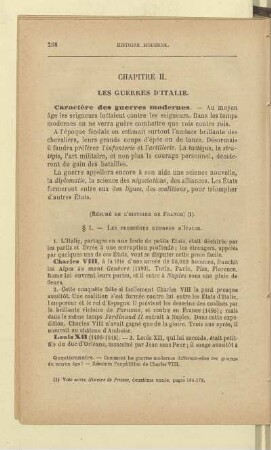 Chapitre II. Les guerres d'Italie