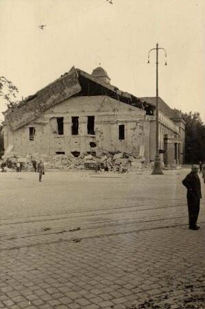 Zerstörungen Zweiter Weltkrieg - Stadtgebiet. Konzerthaus