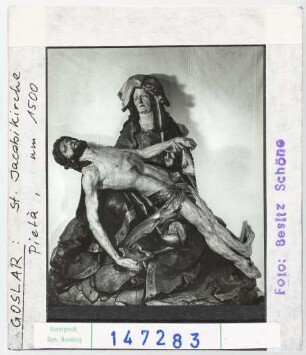 Goslar, Jacobikirche: Pietà. Um 1500