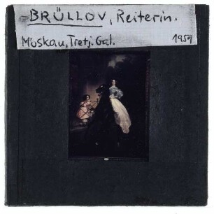 Brjullow, Reiterin