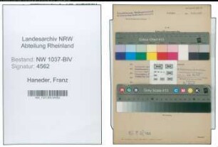 Entnazifizierung Franz Haneder , geb. 05.07.1909 (Fahrer)