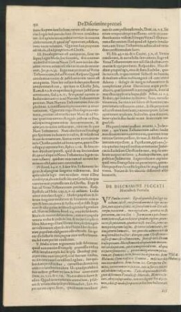 De Discrimine Peccati Mortalis & Venialis.