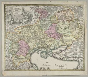 Ukrania quae et Terra Cosaccorum cum vicinis Walachiae, Moldaviae, Minorisque Tartariae provinciis : Cum Privilegio Sac. Caes. Maiestatis