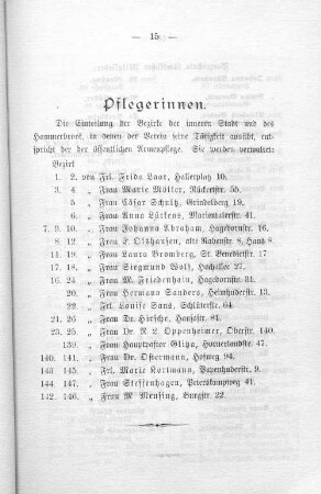 Pflegerinnen.
