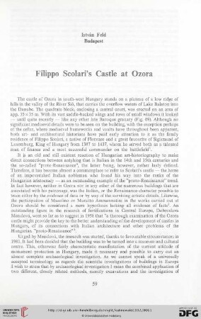 Filippo Scolari's Castle at Ozora