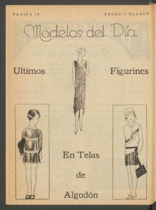 Modelos del día - [Dibujos] : Últimos figurines en telas de algodón