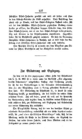 Zur Erläuterung und Ergänzung