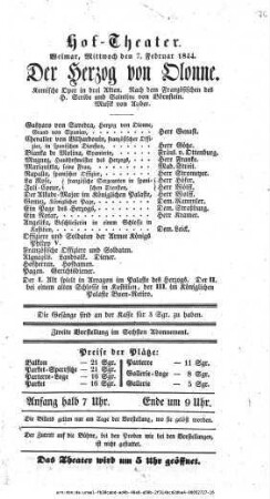 Der Herzog von Olonne