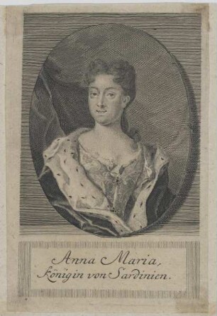 Bildnis der Anna Maria, Königin von Sardinien