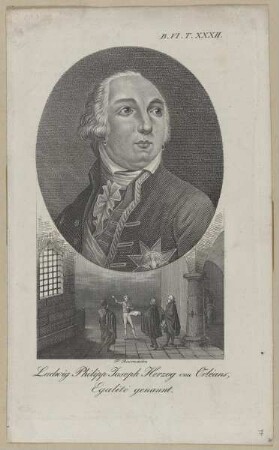 Bildnis des Ludwig Philipp Joseph von Orléans