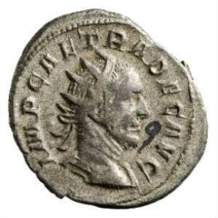 Münze, Antoninian, 250 - 251 n. Chr.
