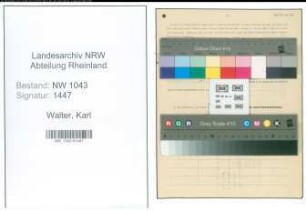 Entnazifizierung Karl Walter , geb. 17.03.1896 (Angestellter)