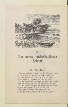 IV. Aus unserer niedersächsischen Heimat