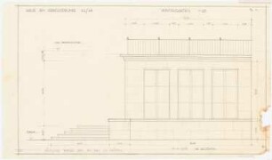 Haus Darré, Berlin-Dahlem Umbau: Wintergarten Ansicht 1:20