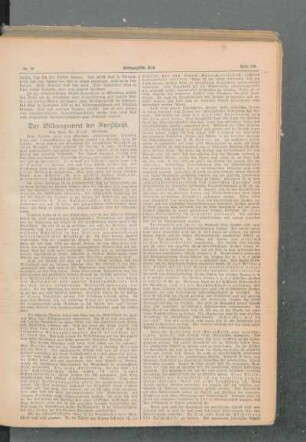 ¬Der¬ Bildungswert der Kurzschrift