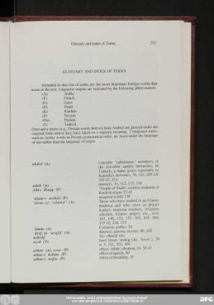 Glossary And Index of Terms