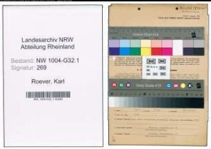 Entnazifizierung Karl Roever , geb. 12.04.1888 (Fuhrparkverwalter)