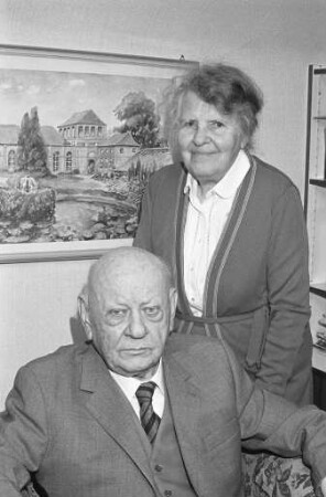 Diamanthochzeit der Eheleute Heinrich und Anna Bühler aus der Allmendstraße