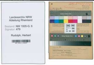 Entnazifizierung Herbert Rudolph , geb. 23.08.1903 (Arbeiter)