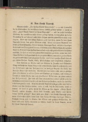 46. Vom Knecht Ruprecht.