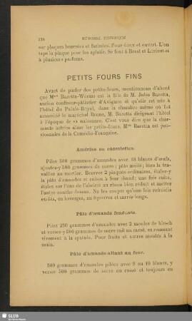 Petits fours fins