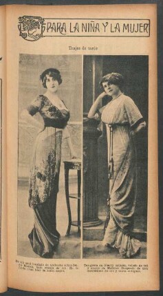 Trajes de tarde - [Fotografías] : Para la niña y la mujer