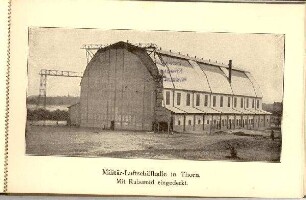 Illustrierte Postkarten, Serie Luftschiffhallen: o.Nr.: Militär-Luftschiffhalle in Thorn