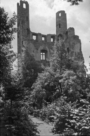 Saalfeld, Burgruine Hoher Schwarm
