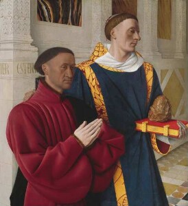 Étienne Chevalier mit dem heiligen Stephanus