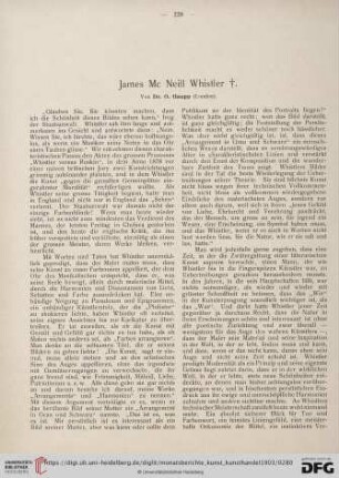 3: James Mc Neill Whistler