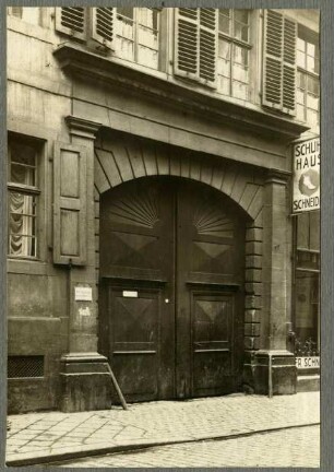 Fackelstr.1 Tor, Haus zerstört, Bes. Goerg. 1817